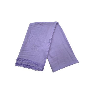 紫色 真絲 圍巾 披肩