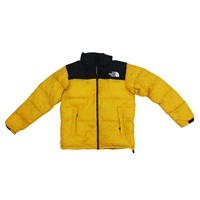 黃色/黑色 尼龍 1996 Retro Nuptse 羽絨外套 XL