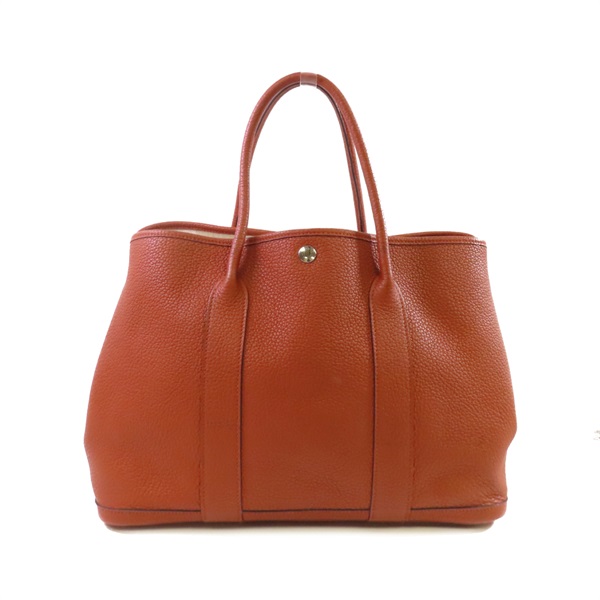 【激安價】古銅色  Negonda皮革 GardenParty PM 手提包 X刻