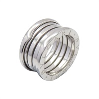 18K白金B-zero1 4 Band Ring戒指US#5.5 Bvlgari#51【BVLGARI 寶格麗】