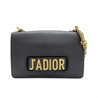 黑色 皮革 Jadior 肩背包 BK