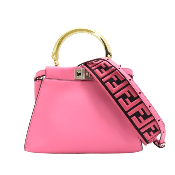 粉色牛皮 Peekaboo Mini 兩用包