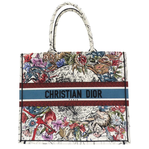 Dior 白色 帆布 多種顏色 刺 Book Tote 托特包