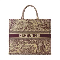 棕色 紅色 帆布 Book Tote 手提包 托特包