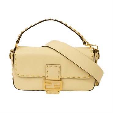 米色 牛皮 Baguette 兩用包