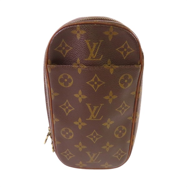 棕色 原花 PVC塗層帆布 Pochette Gange 肩背包 M51870