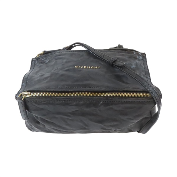 黑色 牛皮 Pandora 肩背包【GIVENCHY 紀梵希】 BK