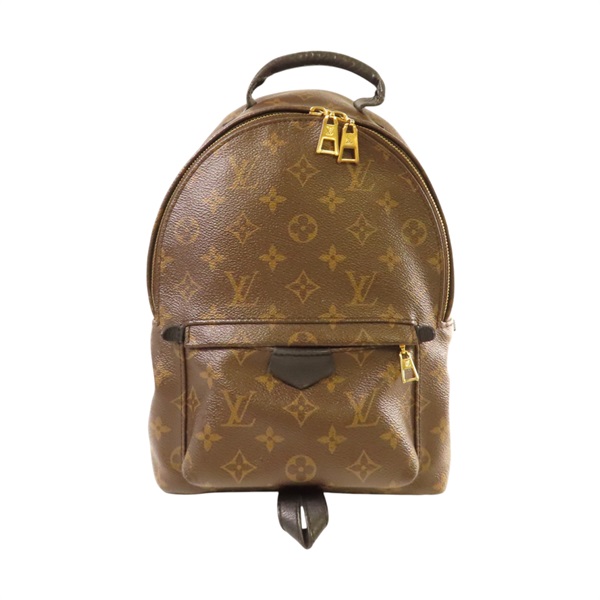 棕色 原花 PVC塗層帆布 Palm Springs MM 後背包 M44874