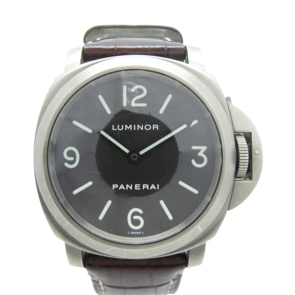 【激安價】黑色 不鏽鋼 Luminor Base 手動上鍊 腕錶 PAM00116