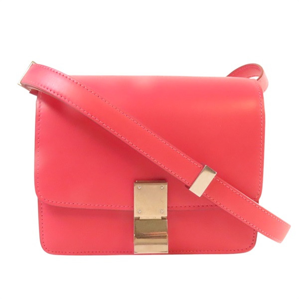 粉色 牛皮 Small Classix Box 肩背包 U-LA-0187