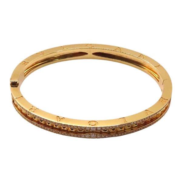 【再降價】18K 黃金 鑽石 B-zero1 手環【BVLGARI 寶格麗】 S