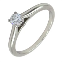 Pt950 鉑金 0.21ct鑽石 戒指 54 0.21ct