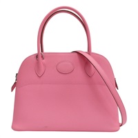 粉色 Epsom 牛皮 Bolide27 肩背包 Z刻 Pink/PHW