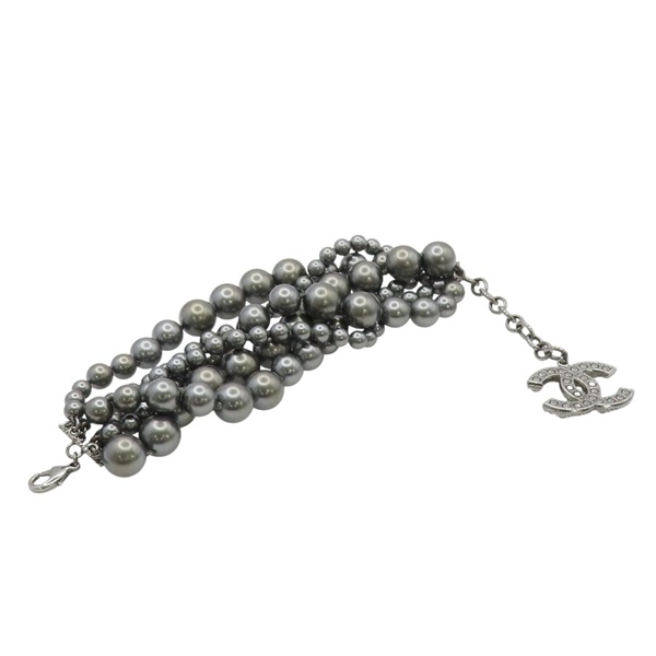 灰珠手鍊 珍珠【CHANEL 香奈兒】