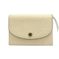 米白色 原花 牛皮 壓紋 Rosalie 零錢包 M81445【LOUIS VUITTON LV 路易威登】 M81445
