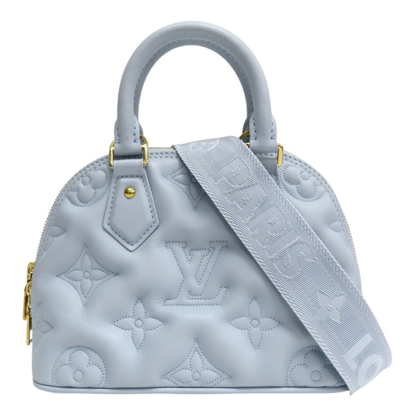 藍色 原花 皮革 Alma BB 兩用包【LOUIS VUITTON LV 路易威登】 M59822