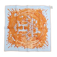 藍橘 Scalf 絲巾