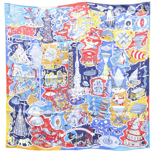 多種顏色 絲綢 90*90 絲巾