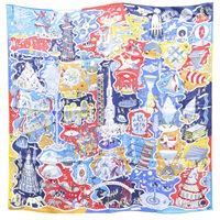 多種顏色 絲綢 90*90 絲巾