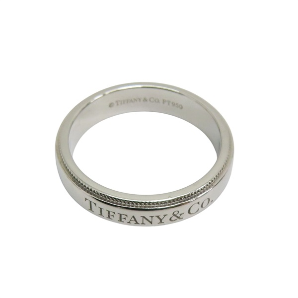 Pt950鉑金 Milgrain 紋邊 戒指 #10