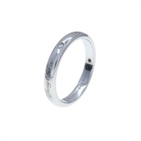 PT950鉑金 3PD鑽石 Notes Lucida 戒指 #10.5