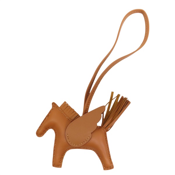 棕色 羊皮 Rodeo PM 飛馬 掛飾 B刻【HERMES 愛馬仕】