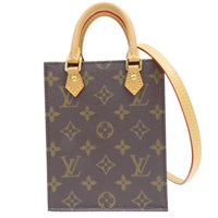 棕色 PVC塗層帆布 Petit Sac Plat 兩用包 M69442