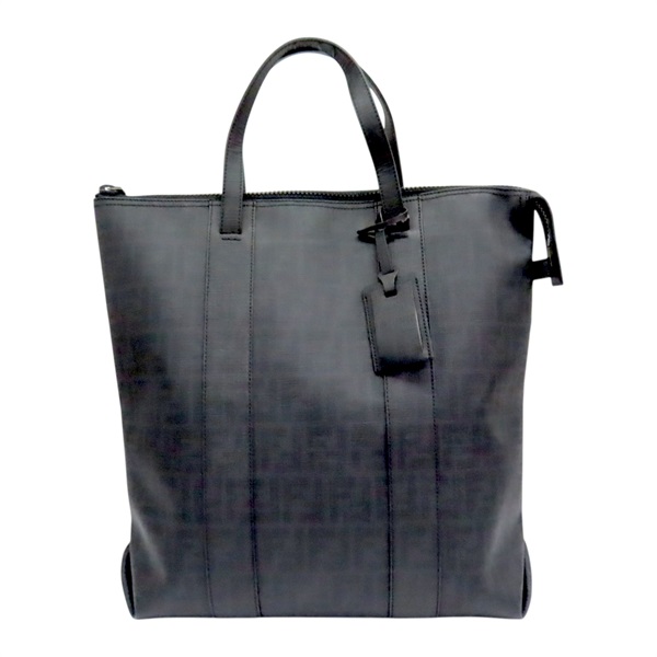 黑色 帆布 Zucca 托特包 7VA196