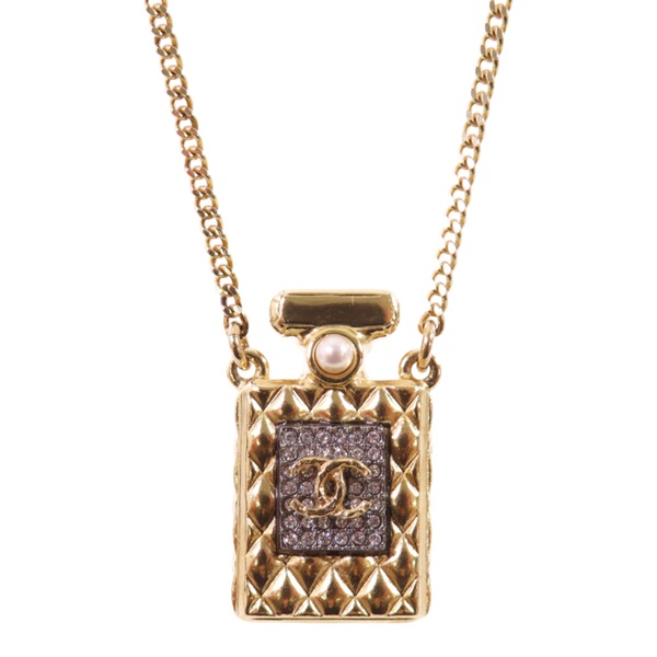 CC 香水瓶吊墜項鍊 金屬【CHANEL 香奈兒】