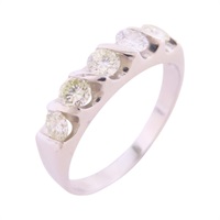 18K白金 鑽石 戒指【JEWELRY 無品牌珠寶】 Diamond 3.3g