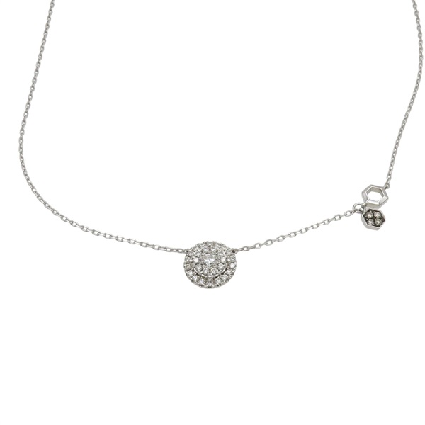 18K 白金 鑽石 項鍊 Diamond 3.5g