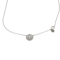 18K 白金 鑽石 項鍊 Diamond 3.5g