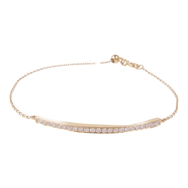 0.27ct 鑽石 18K玫瑰金 手鍊【JEWELRY 無品牌珠寶】 Diamond 2.6g