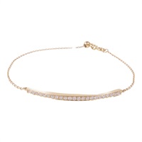 0.27ct 鑽石 18K玫瑰金 手鍊【JEWELRY 無品牌珠寶】 Diamond 2.6g