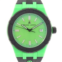 綠色錶盤 膠帶 Aikon Tide 腕錶 【Maurice Lacroix 瑞士艾美】 AI2008-70070-300-0