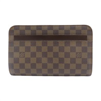 棕色 棋盤格 帆布 Pochette Saint Louis 手拿包 N51993