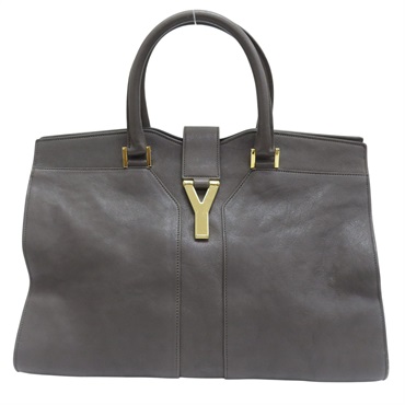 灰色 牛皮 Cabas ChYc 托特包【SAINT LAURENT YSL 聖羅蘭】 311220