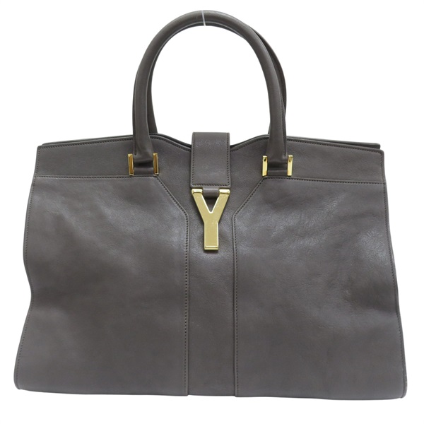 灰色 牛皮 Cabas ChYc 托特包【SAINT LAURENT YSL 聖羅蘭】 311220