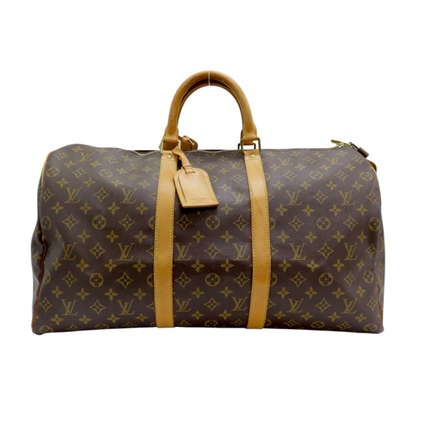 棕色 原花帆布 Keepall 50 手提袋 行李袋 M41426 M41426