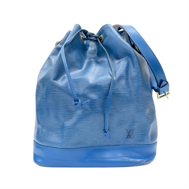 藍色 Epi水波紋牛皮 Petit Noe 水桶包 肩背包【LOUIS VUITTON LV 路易威登】 M44105
