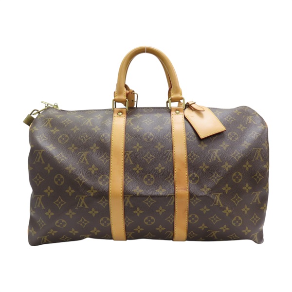 棕色 原花帆布 Keepall 45 手提包 行李袋 M41428 M41428