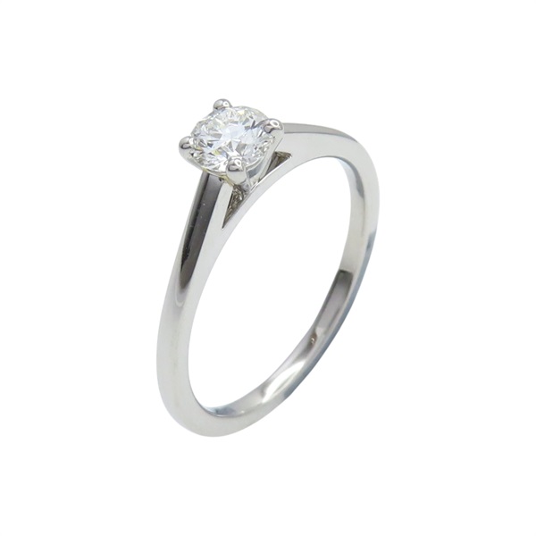 DB 經典 Pt950鉑金 鑽石 戒指【De Beers 戴比爾斯】 Diamond 0.3ct Ring