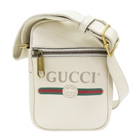 白色 牛皮 肩背包【GUCCI 古馳】 574803.521