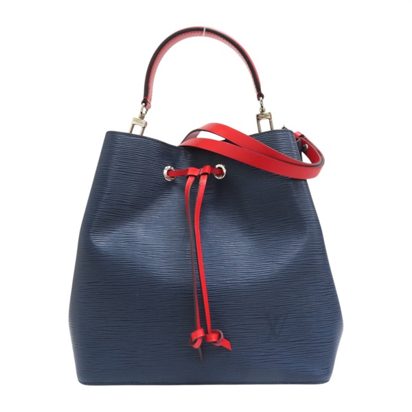 藍色 紅色 Epi 牛皮 水波紋 Neo Noe 兩用包 M54367