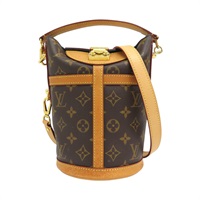 棕色 原花帆布 Duffle 兩用包 M43587