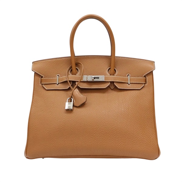 金棕色 Togo牛皮 Birkin 35 柏金包 手提包 □H刻【HERMES 愛馬仕】