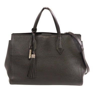 黑色 牛皮 Amber 两用包【SAINT LAURENT YSL 聖羅蘭】