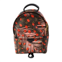 棕色 原花帆布 Jungle Dot Palm Springs 後背包 M41981【LOUIS VUITTON LV 路易威登】 #FL1146