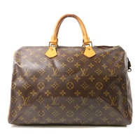 棕色 原花帆布 Speedy 35 波士頓包 手提包 M41524【LOUIS VUITTON LV 路易威登】 M41524