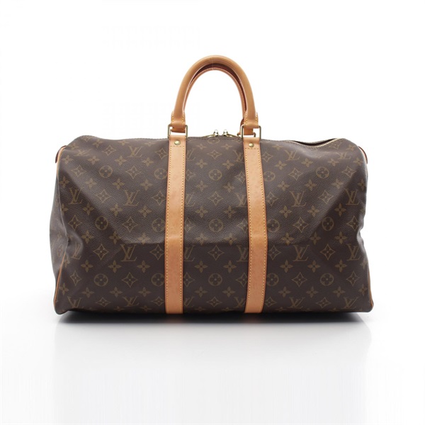 棕色 原花帆布 Keepall 45 手提包 行李袋 M41428【LOUIS VUITTON LV 路易威登】 M41428
